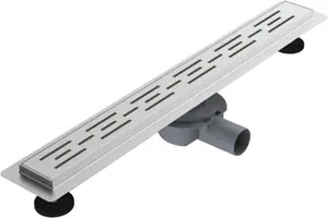 Трап ПП с гор. вып. D  50 с реш. из нерж. стали №4 пов. излив, комб. затв. Valfex VF.071.050K.800.04.PR