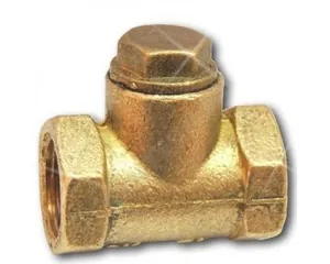 Клапан обратный подъемный Ду 15 Ру 16 с латун. золотн. без покрытия Цветлит ZW20026