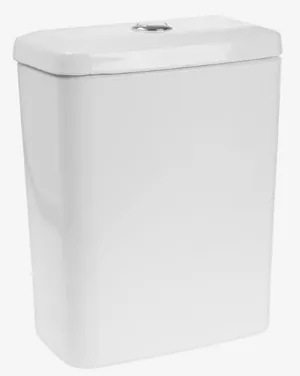 Бачок фаянсовый (Новосибирск) Казыр под  кнопку. б/арм н/п