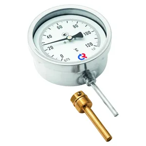 Термометр БТ-52 D100 с радиальным подключением, G1/2, L= 64, 0...120 (класс точности 1,5) (Росма)