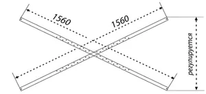 Каркас для акриловой ванны Regina DOLCE универс. 5 опор thumbnail