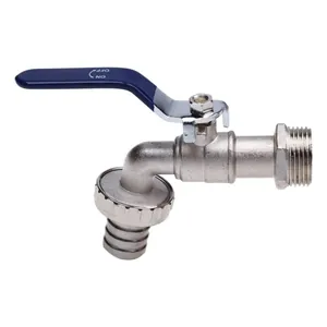 Кран водоразборный со штуцером Ду 20 ручка никель Valfex VF.435.NR.034 thumbnail