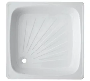 Поддон стальной  эмалированный для душевой кабины (800х800х150) Antika APS-80101 thumbnail