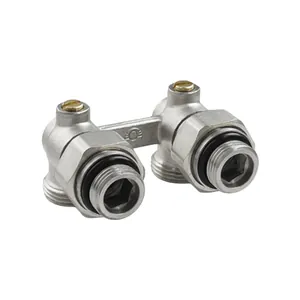 Клапан радиат. H-образный для нижн. подкл. евроконус угловой Ду 20 Valfex  VF.345.02.034.012