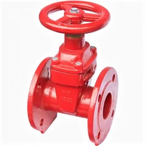 Задвижка чугунная фланцевая 30ч39р(Г) Ду  80 Ру 16 КРАСНАЯ thumbnail